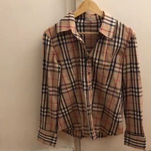 Burberry button down shirt Women